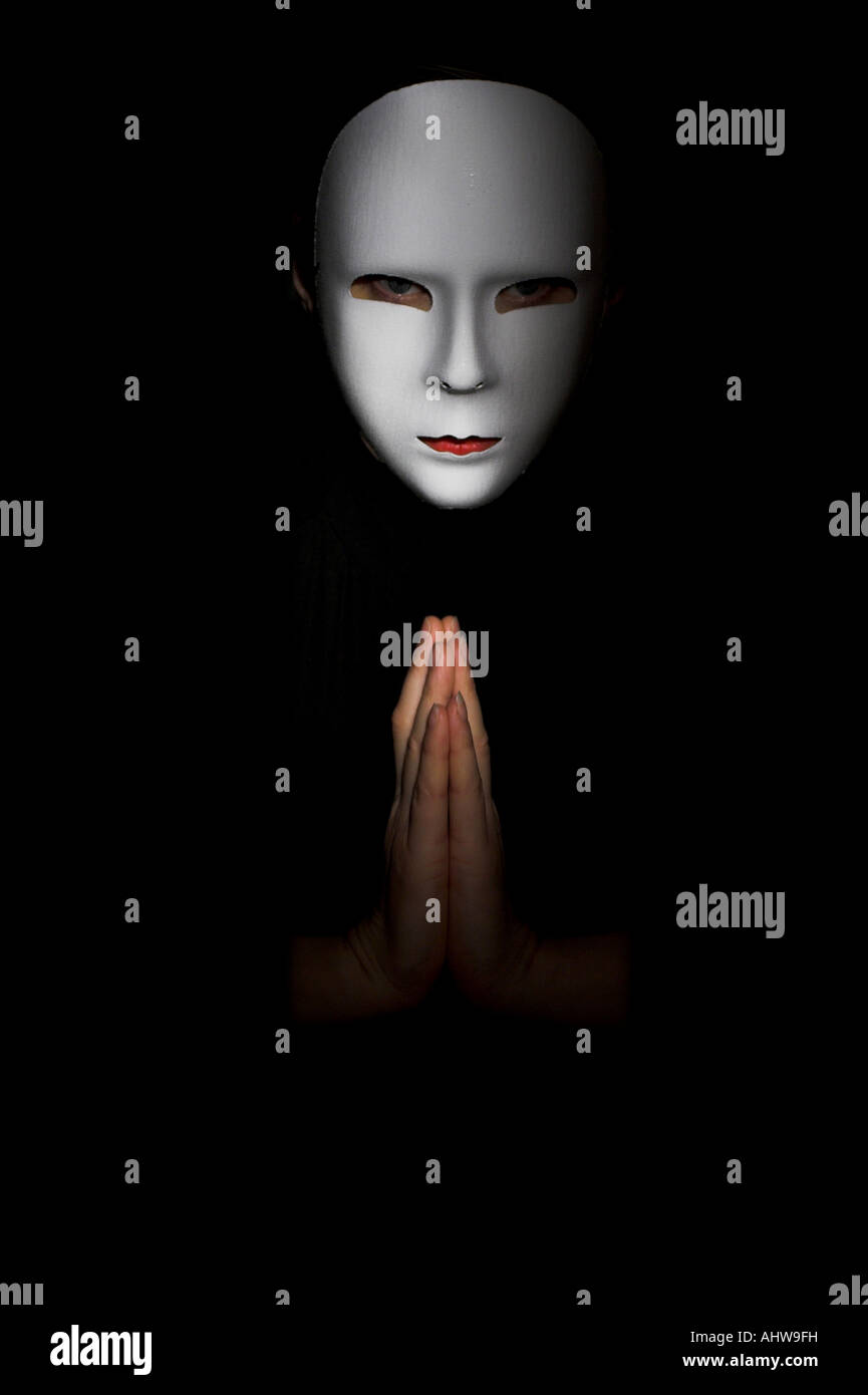 Black and white theatre mask hi-res stock photography and images - Alamy