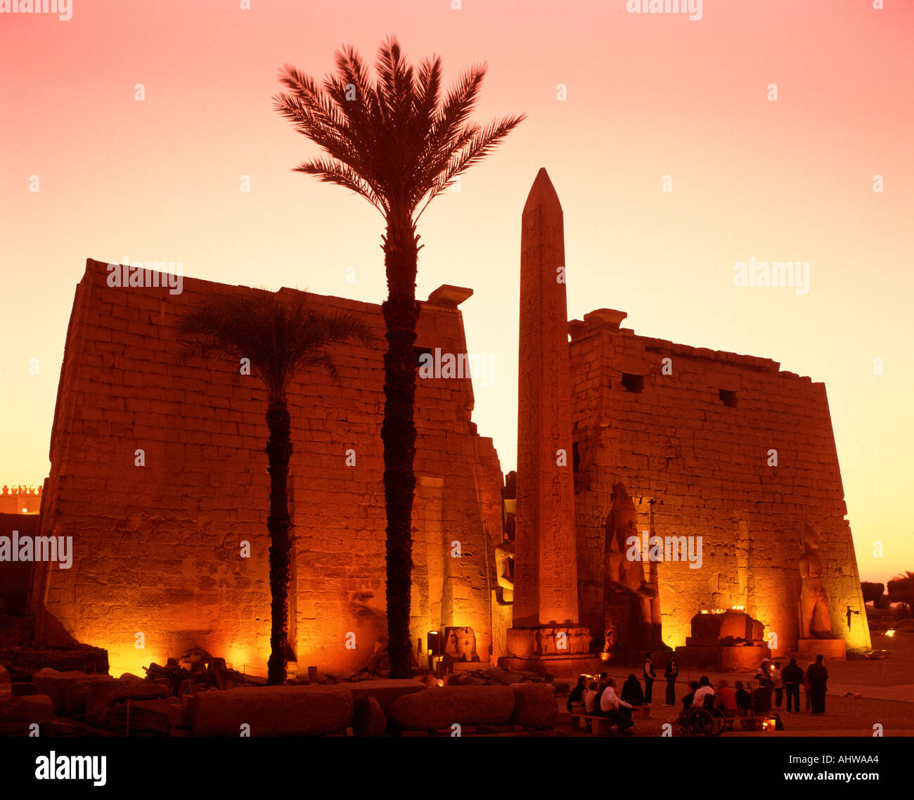 Luxor Temple Luxor Egypt Stock Photo Alamy