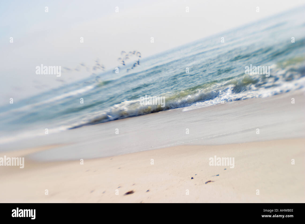 Crashing Surf At Jones Beach State Park On Long Island New