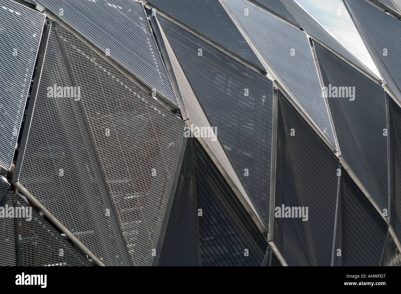 Artificial island in the River Mur Graz Austria Europe Stock Photo