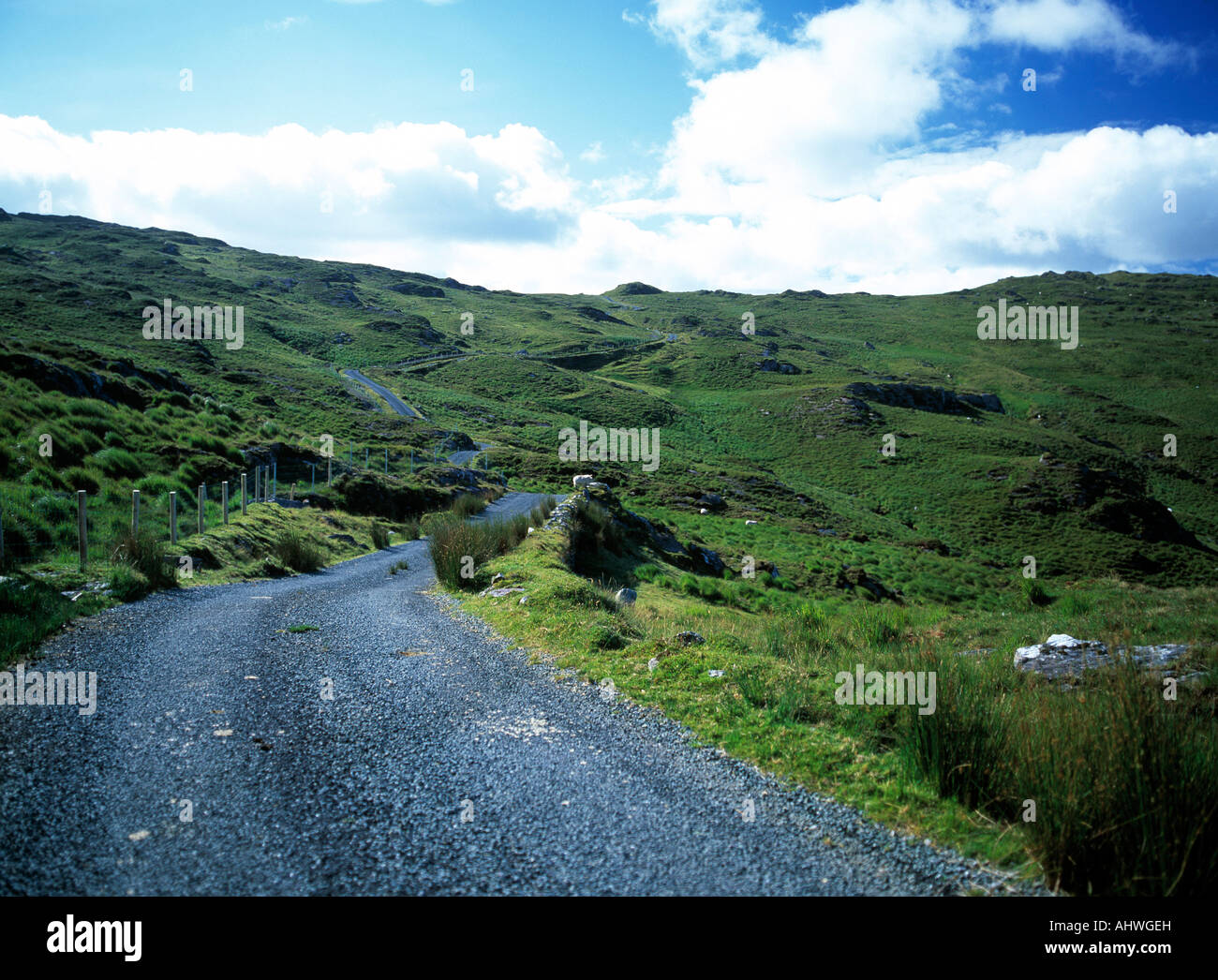 Tracker Landscape Image track in the landscape Stock Photo - Alamy