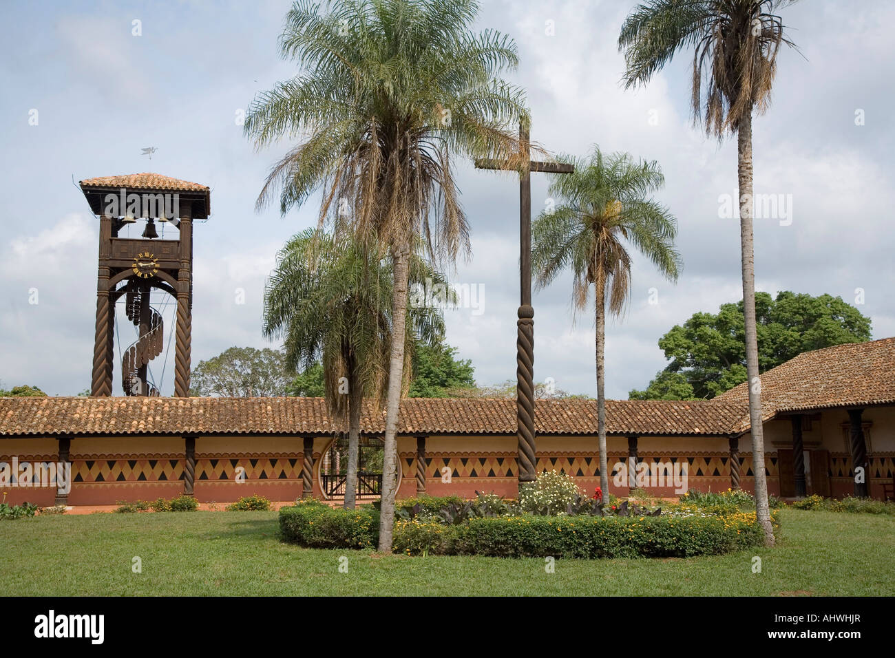 San Ignacio mission,  Bolivia Stock Photo