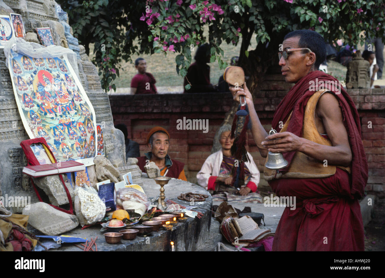 Monk Ritual Monk religious occupation hi-res stock photography and images - Alamy