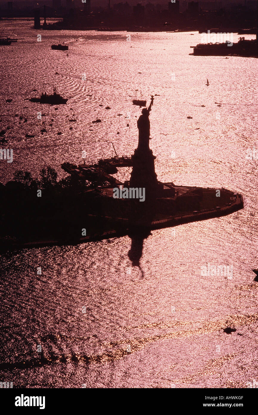 Statue of Liberty in New York Harbor Stock Photo Alamy