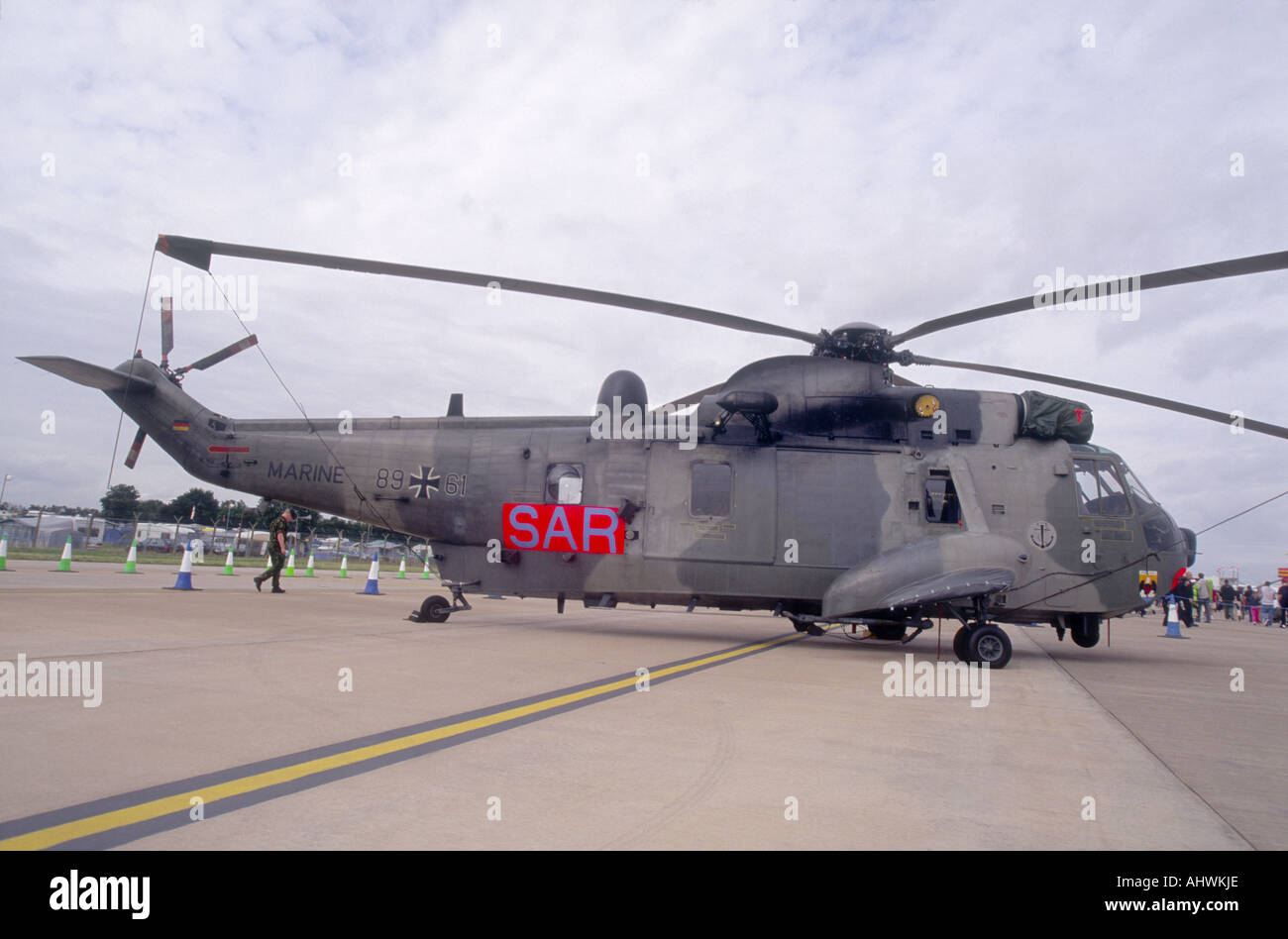 Westland Sea King HAS 41 MFG-5 Kiel-Holtenau.  GAV 2919-311 Stock Photo