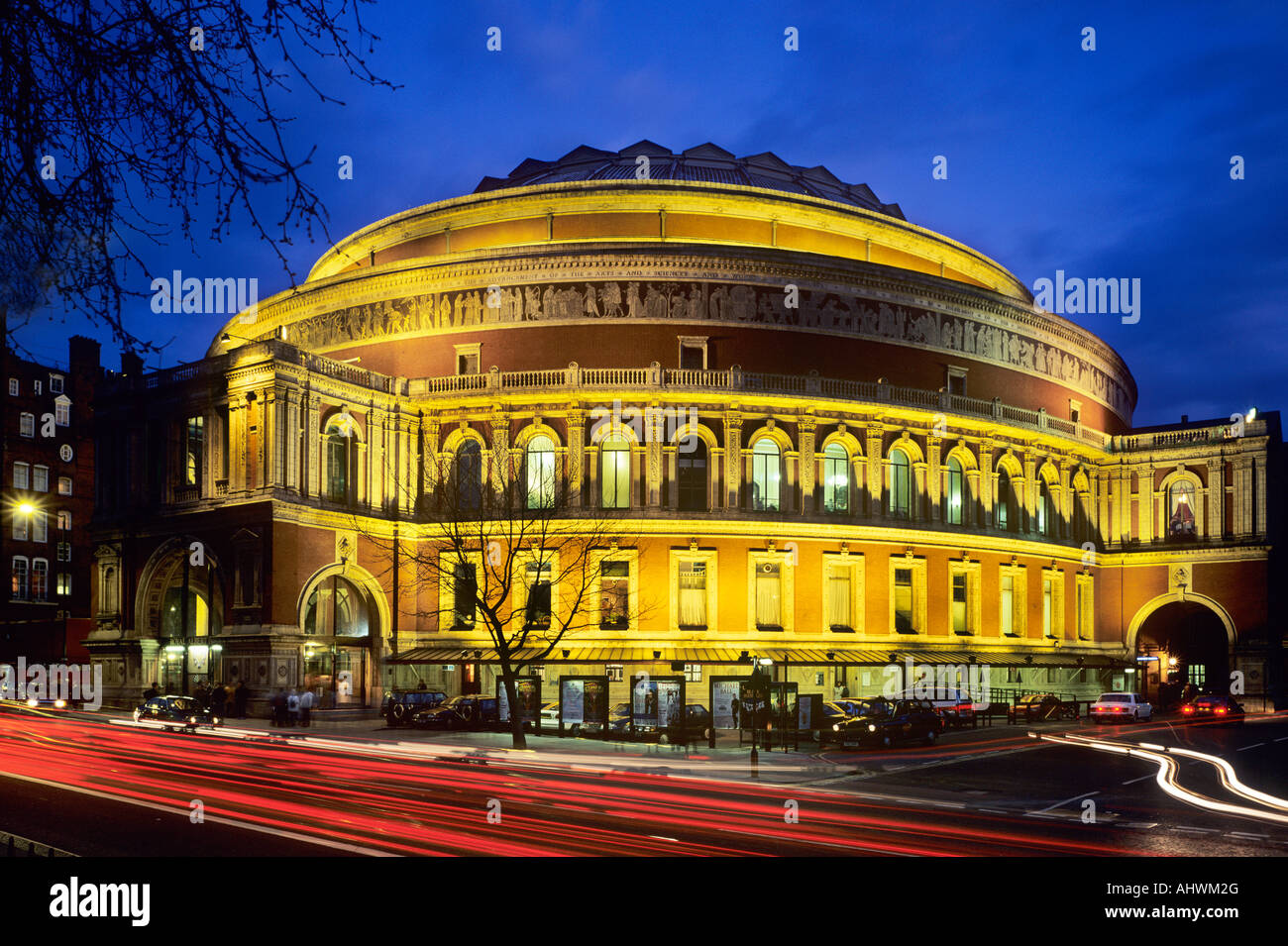 Royal albert Hall at night, London,England Stock Photo