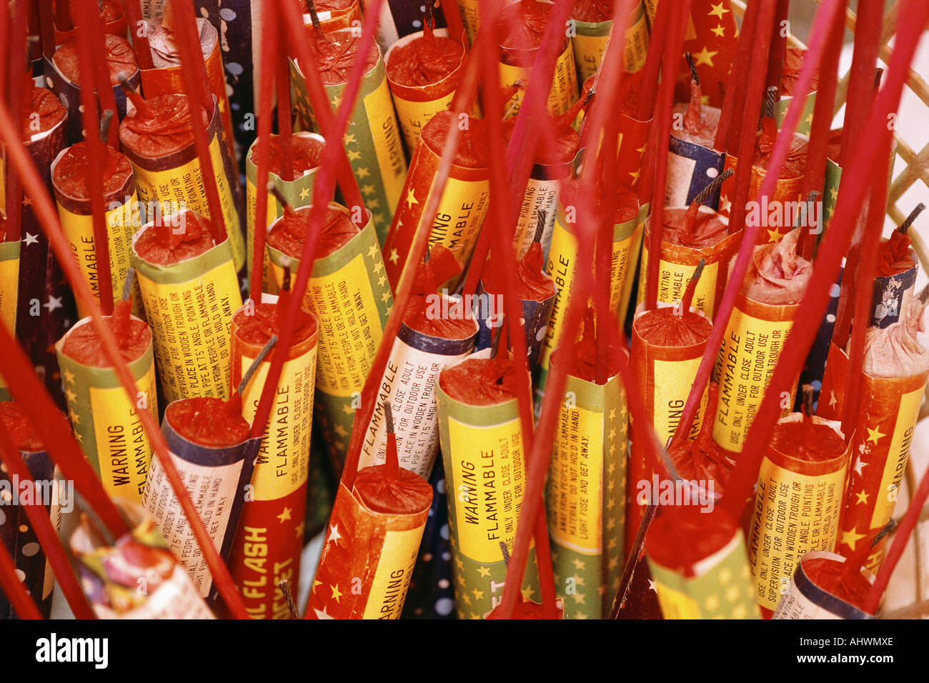 Bottle rockets fireworks hires stock photography and images Alamy