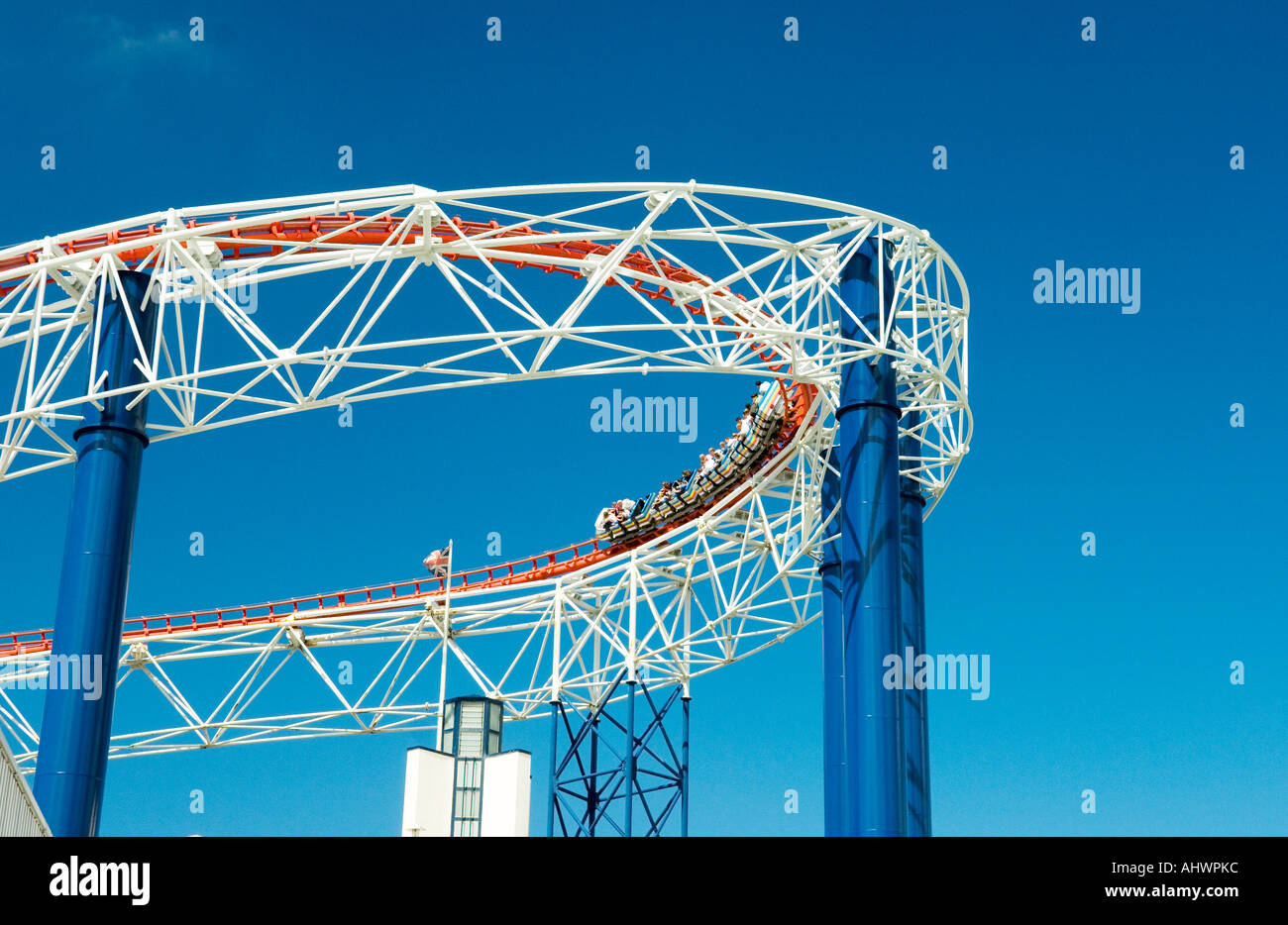 The Big One roller coaster on Blackpool Pleasure Beach amusement park ...