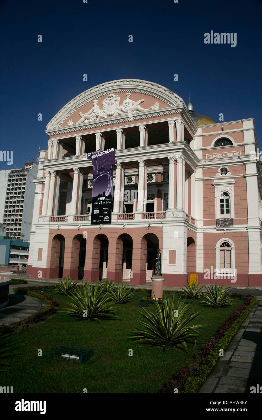 Opera house Manaus Brazil Amazon Theater Stock Photo - Alamy