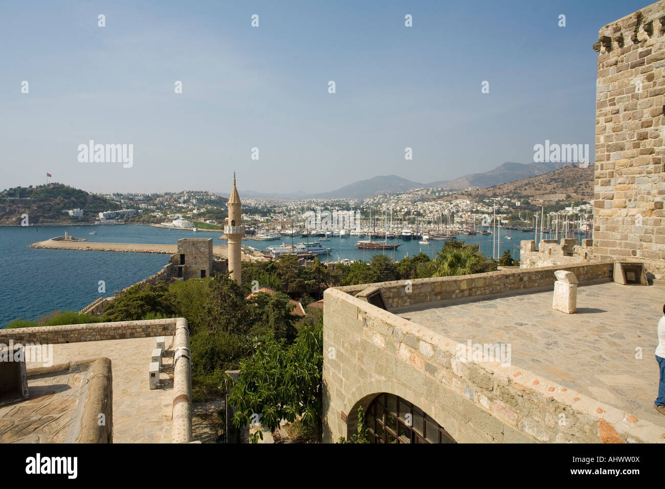 Bodrum turkey from the castle Stock Photo - Alamy