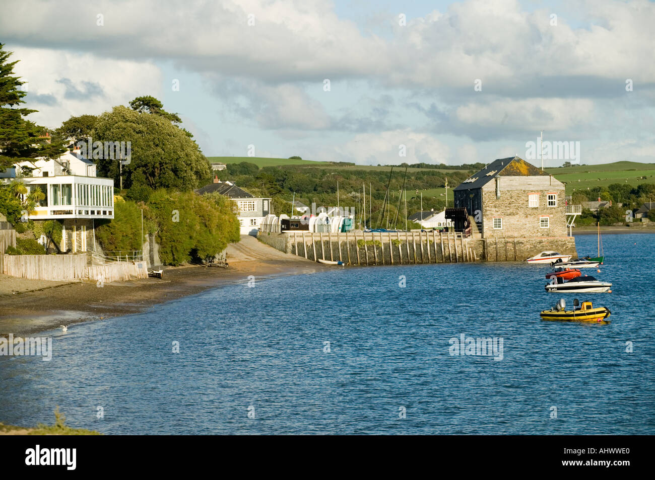 Rock Sailing Club Cornwall Stock Photo Alamy