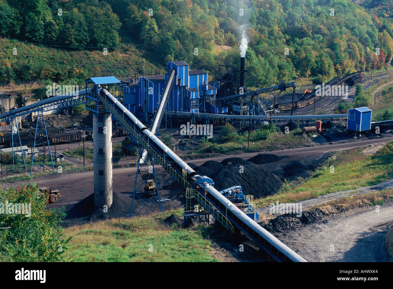 Coal mine West Virginia Stock Photo Alamy