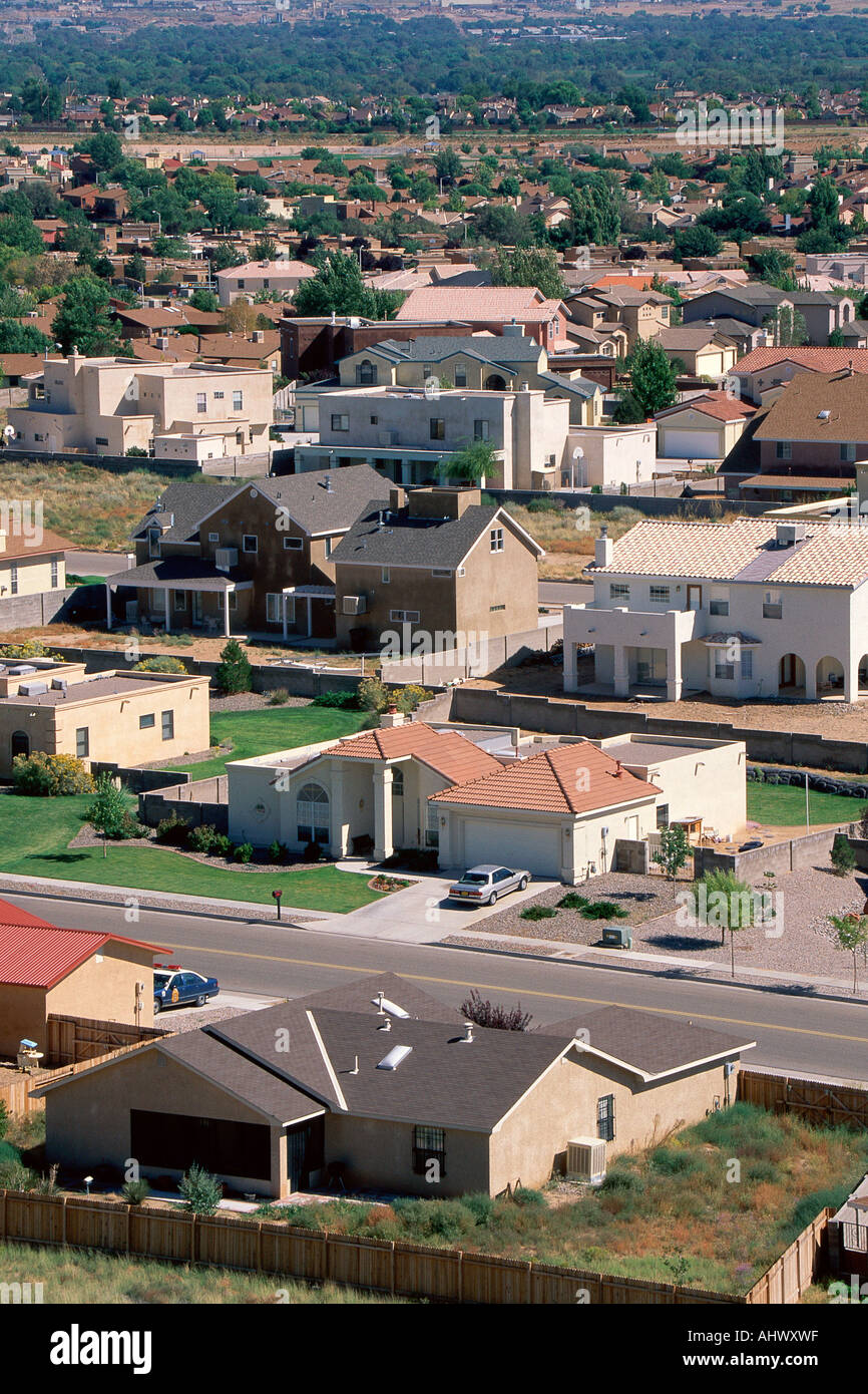 Residential housing in Albuquerque NM Stock Photo Alamy