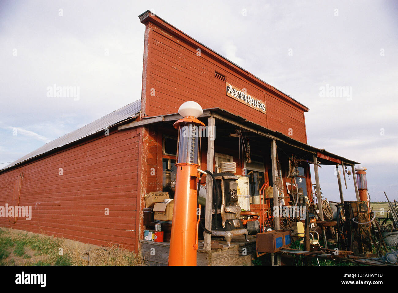 Antique store Western Oklahoma Stock Photo Alamy