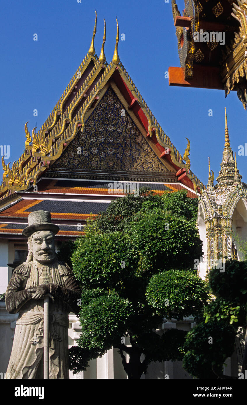Wat Pho Temple Bangkok Thailand Stock Photo - Alamy