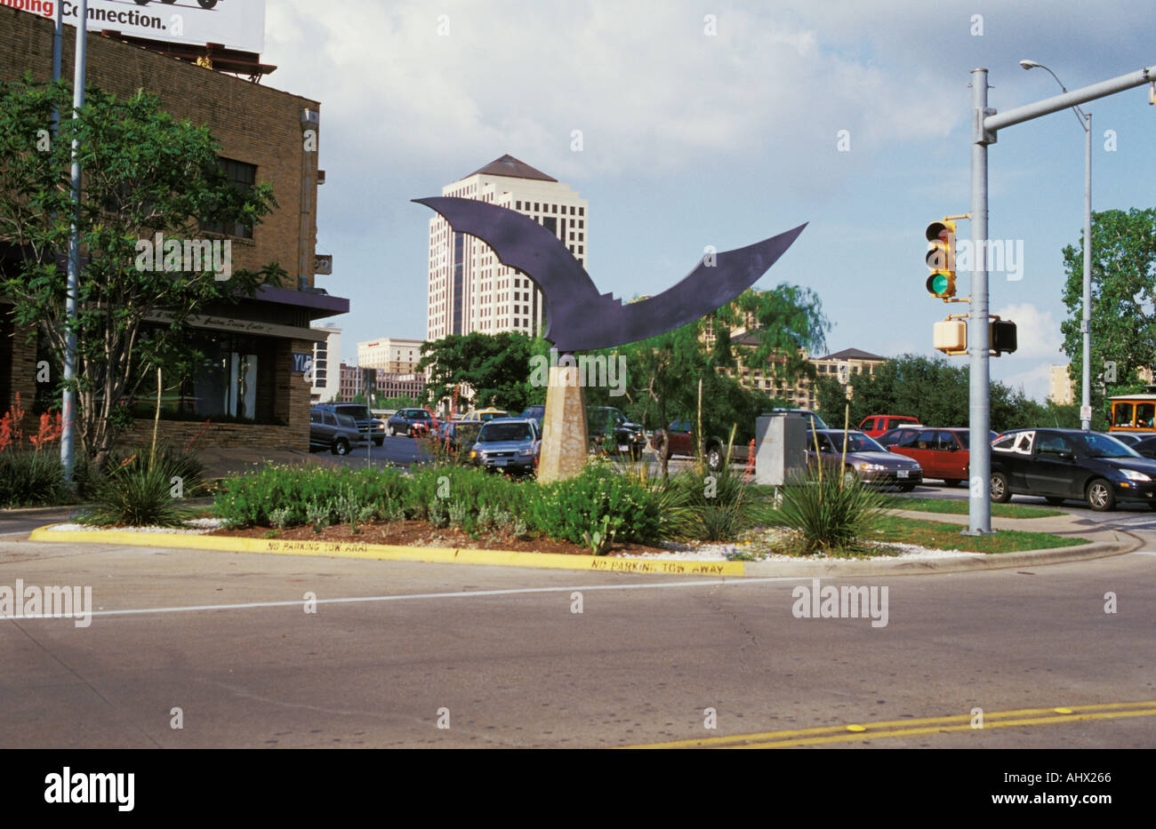 Austin Texas USA Congress Avenue Bridge home to colony of bats Congress