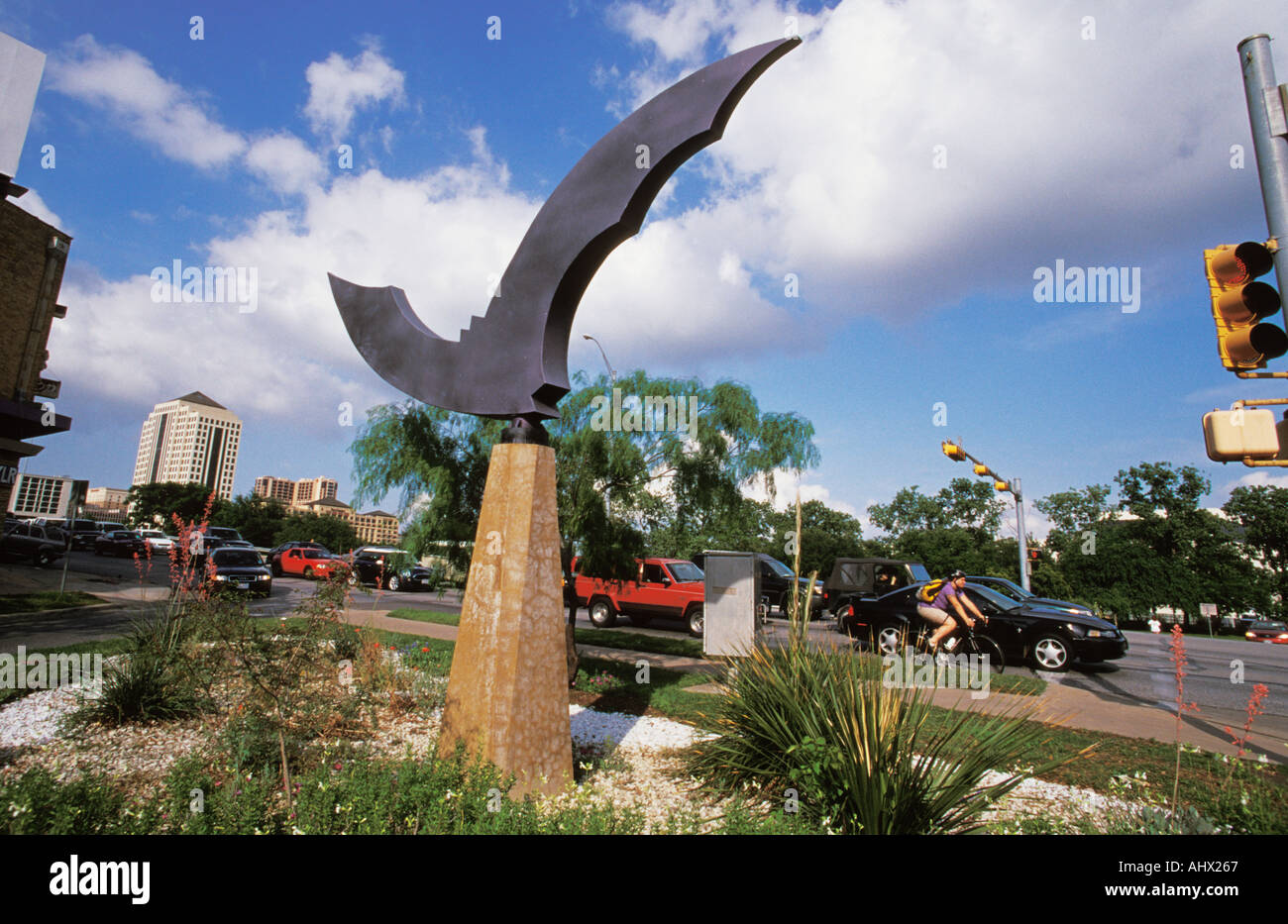 Austin Texas USA Congress Avenue Bridge home to colony of bats Congress