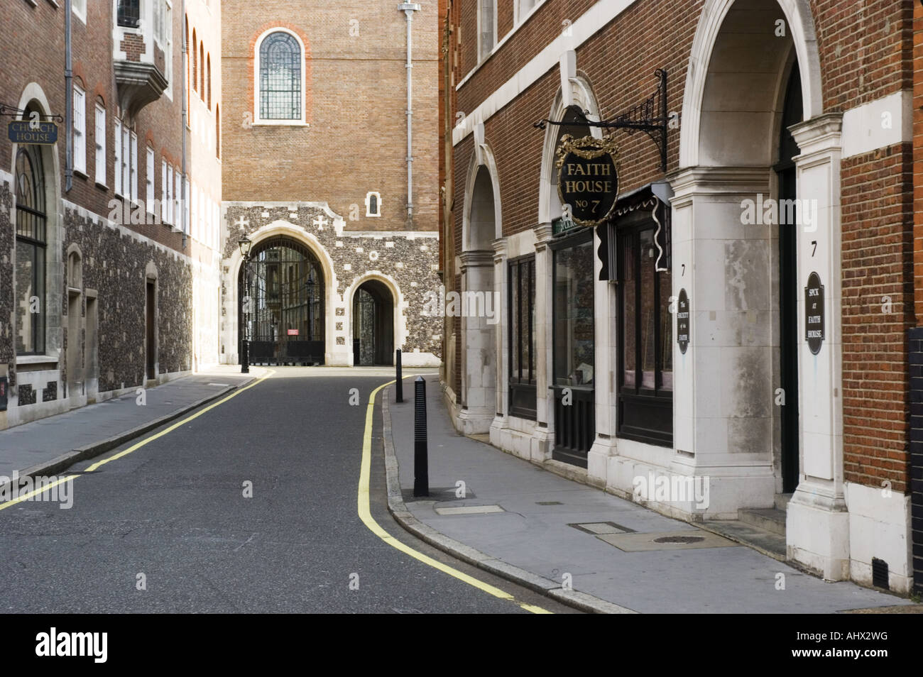 A street in Westminster, London, UK. Stock Photo