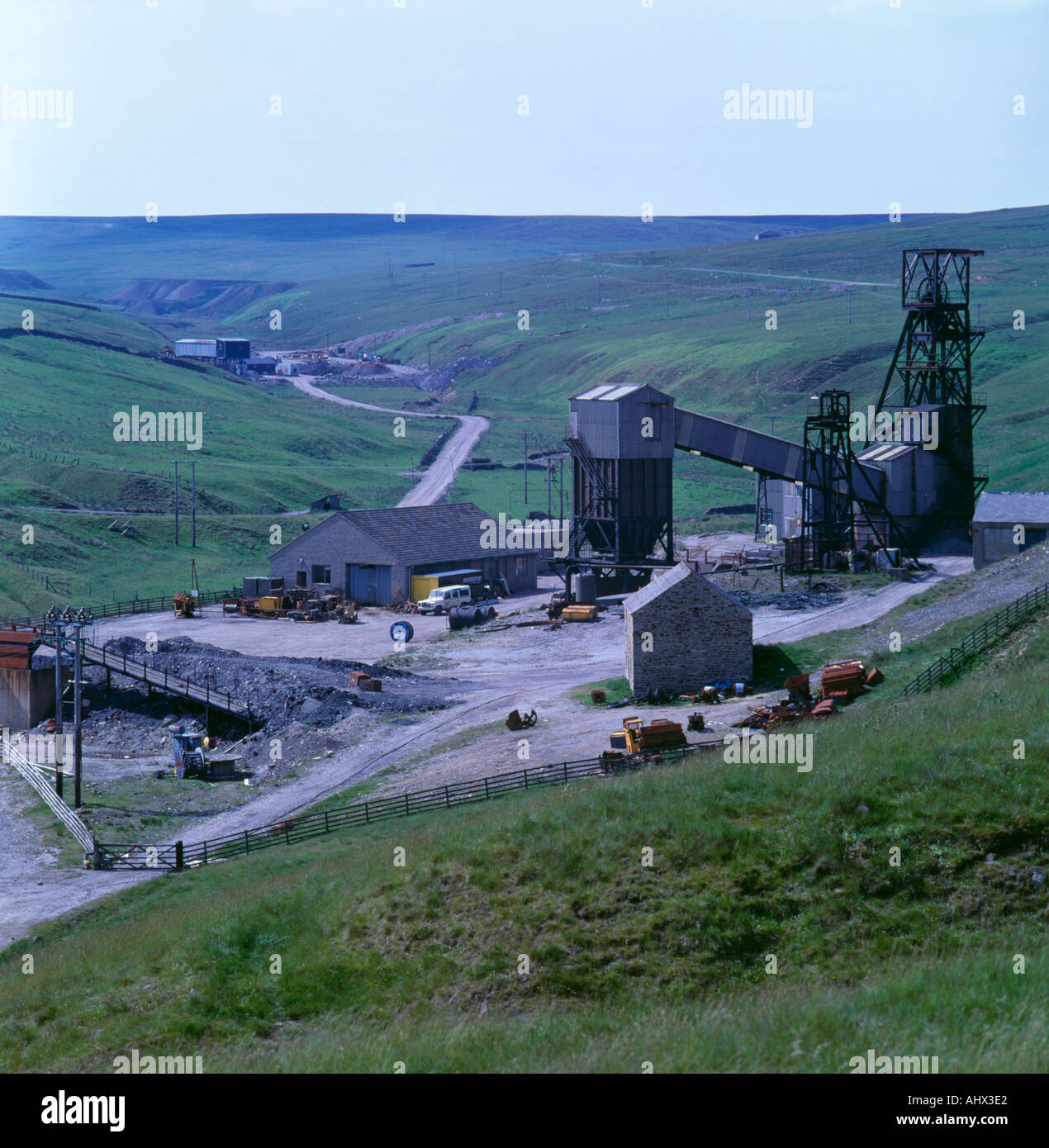 Groverake fluospar mine, near Rookhope, above Weardale, County Durham, England, UK. Stock Photo