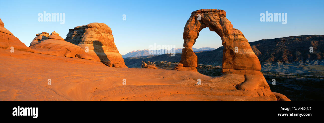 Delicate Arch in Utah Stock Photo