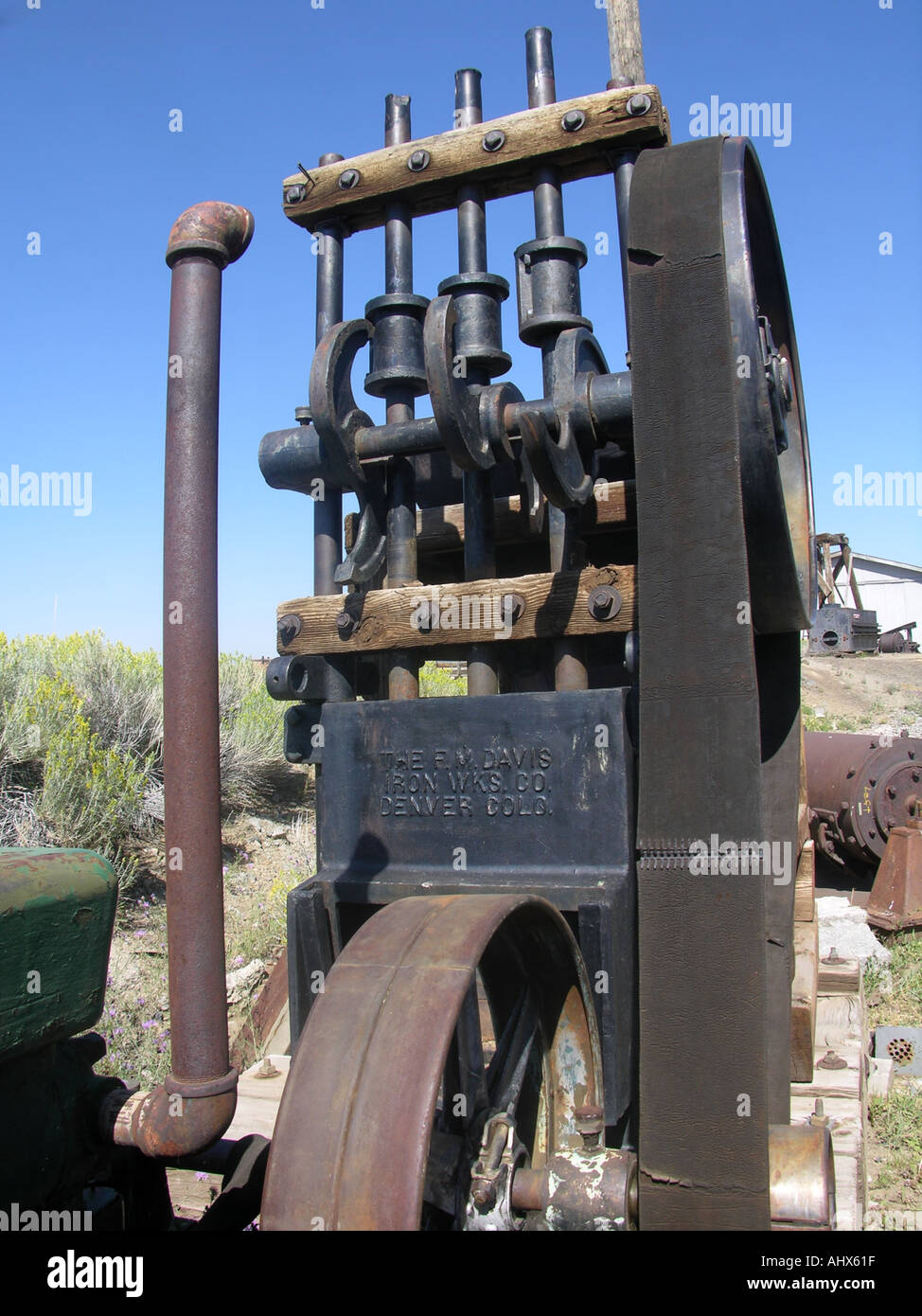 Mining Equipment Stamp Mill Stock Photo Alamy