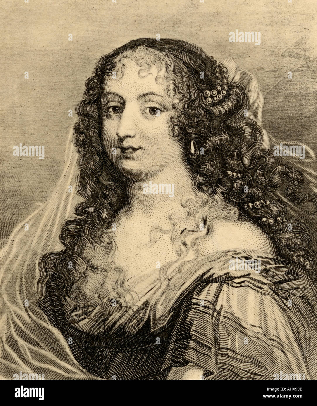 Marie de Rabutin-Chantal, marquise de Sevigne, 1626 - 1696. French aristocrat and writer. Stock Photo