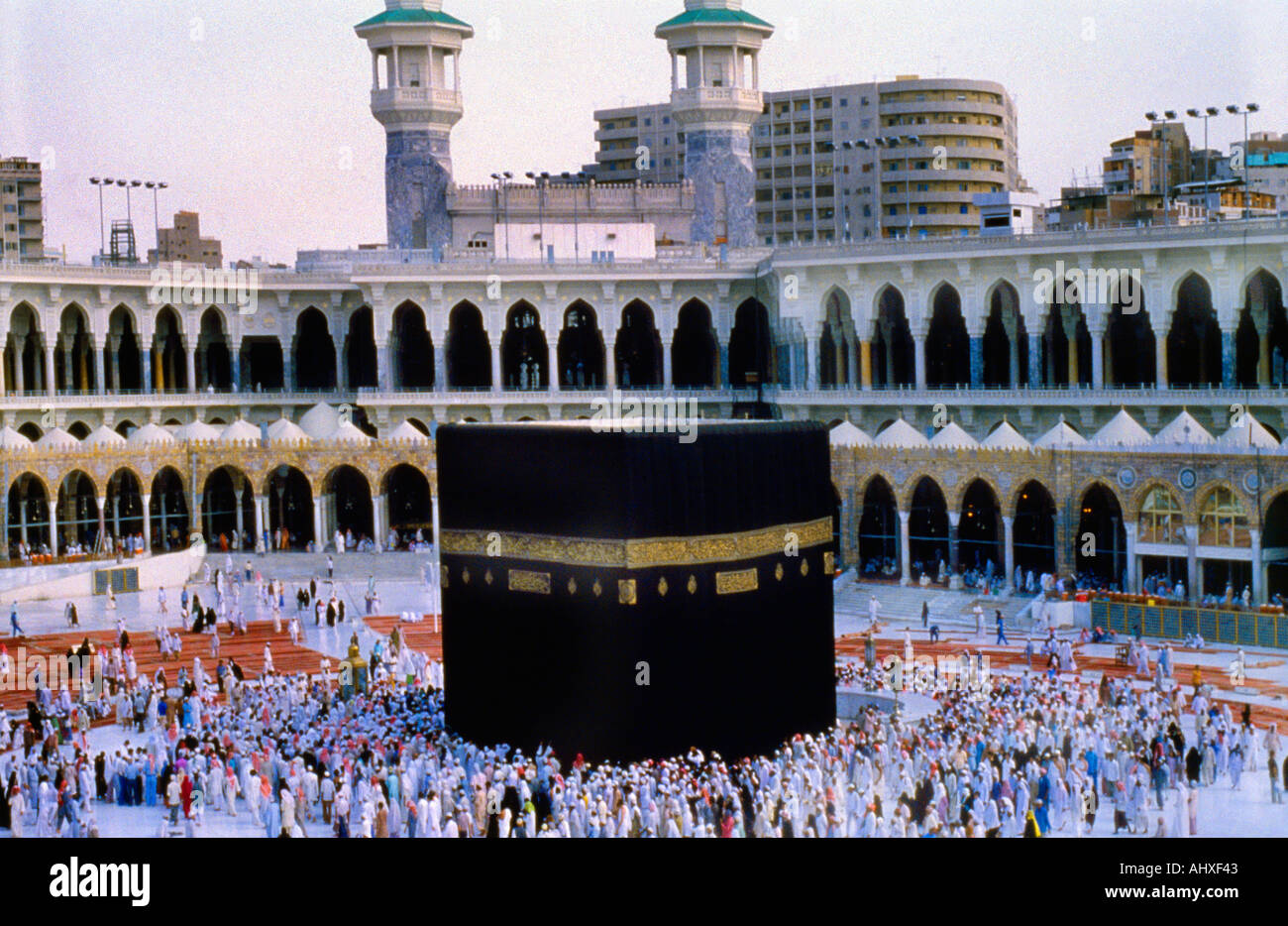 Makkah Saudi Arabia Kaaba At Hajj Stock Photo 2715458 Alamy