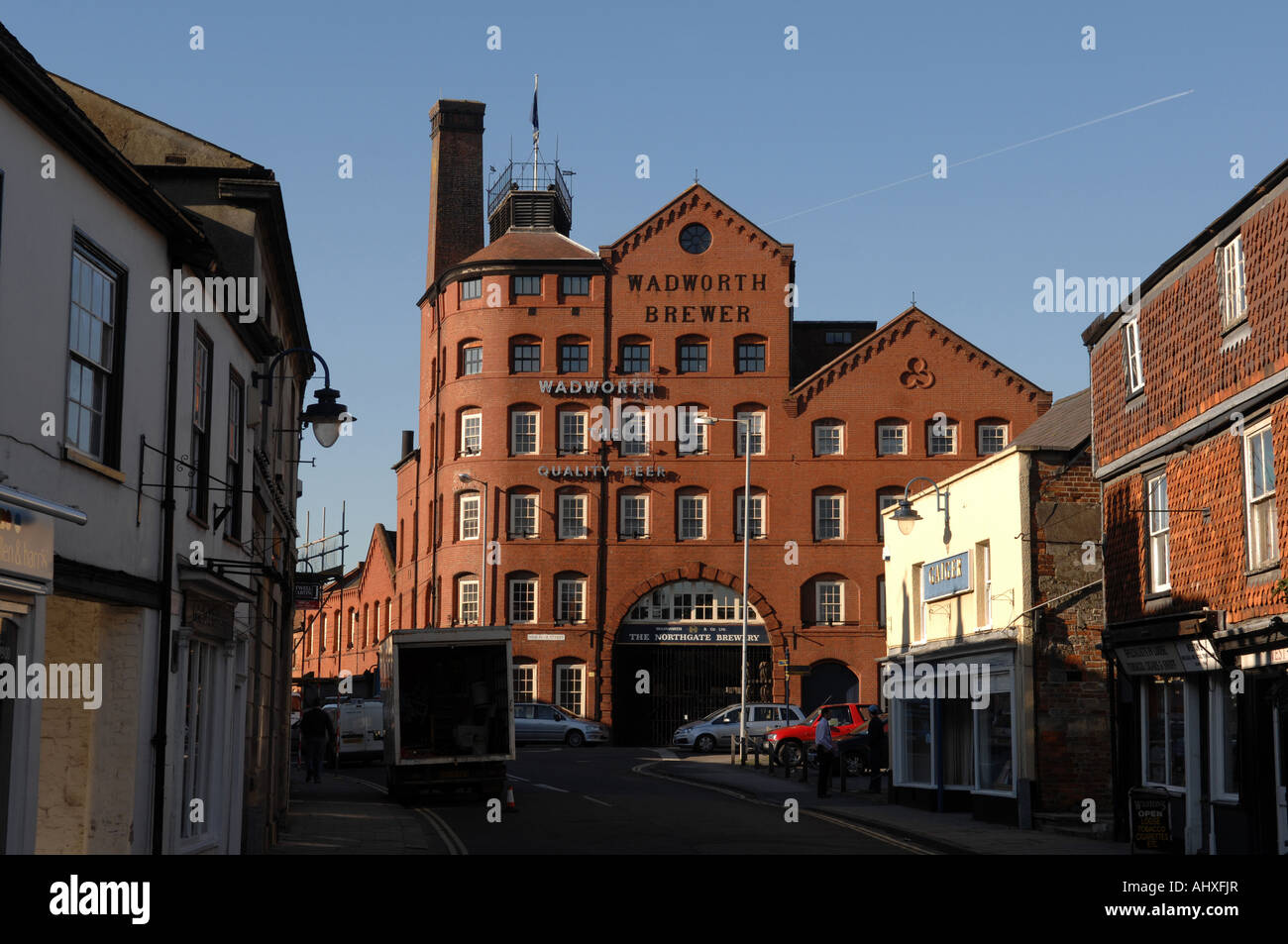 The Wadworth Brewery in Devizes Wiltshire Stock Photo Alamy