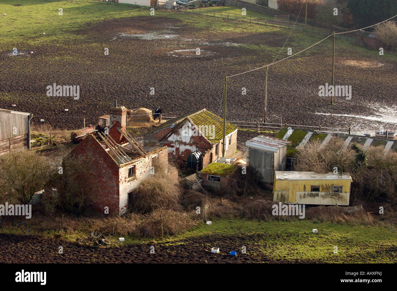 Derelict Farm Buildings England High Resolution Stock Photography and