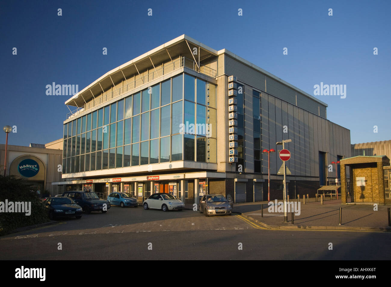 The Harlow Playhouse Theatre in Harlow, Essex, UK Stock Photo Alamy