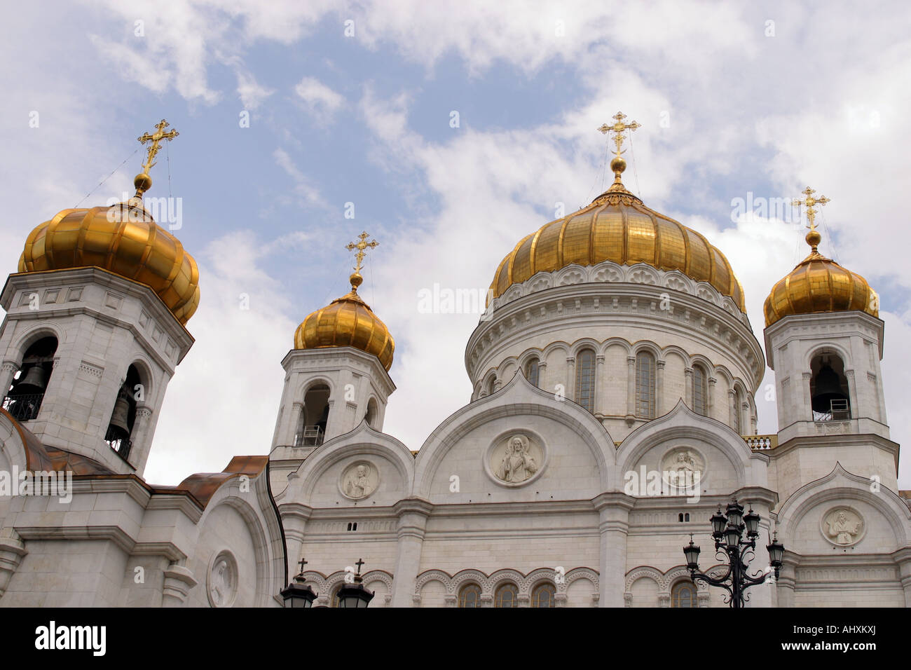 Russian othodox cathedral exterior Stock Photo