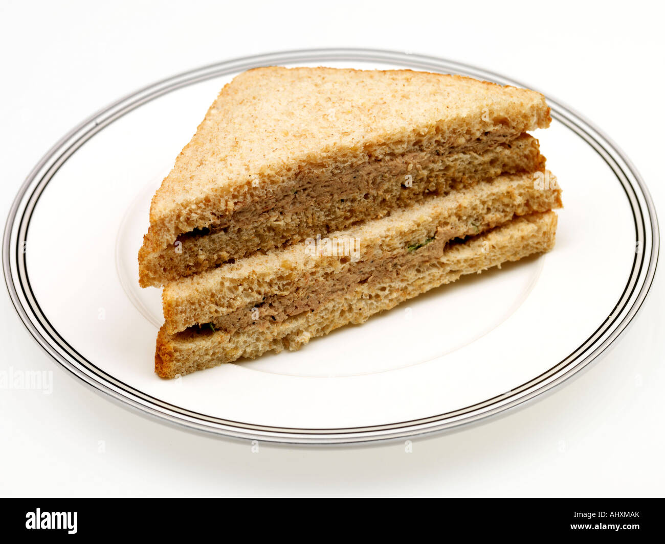 Tuna cucumber sandwich wholemeal hires stock photography and images