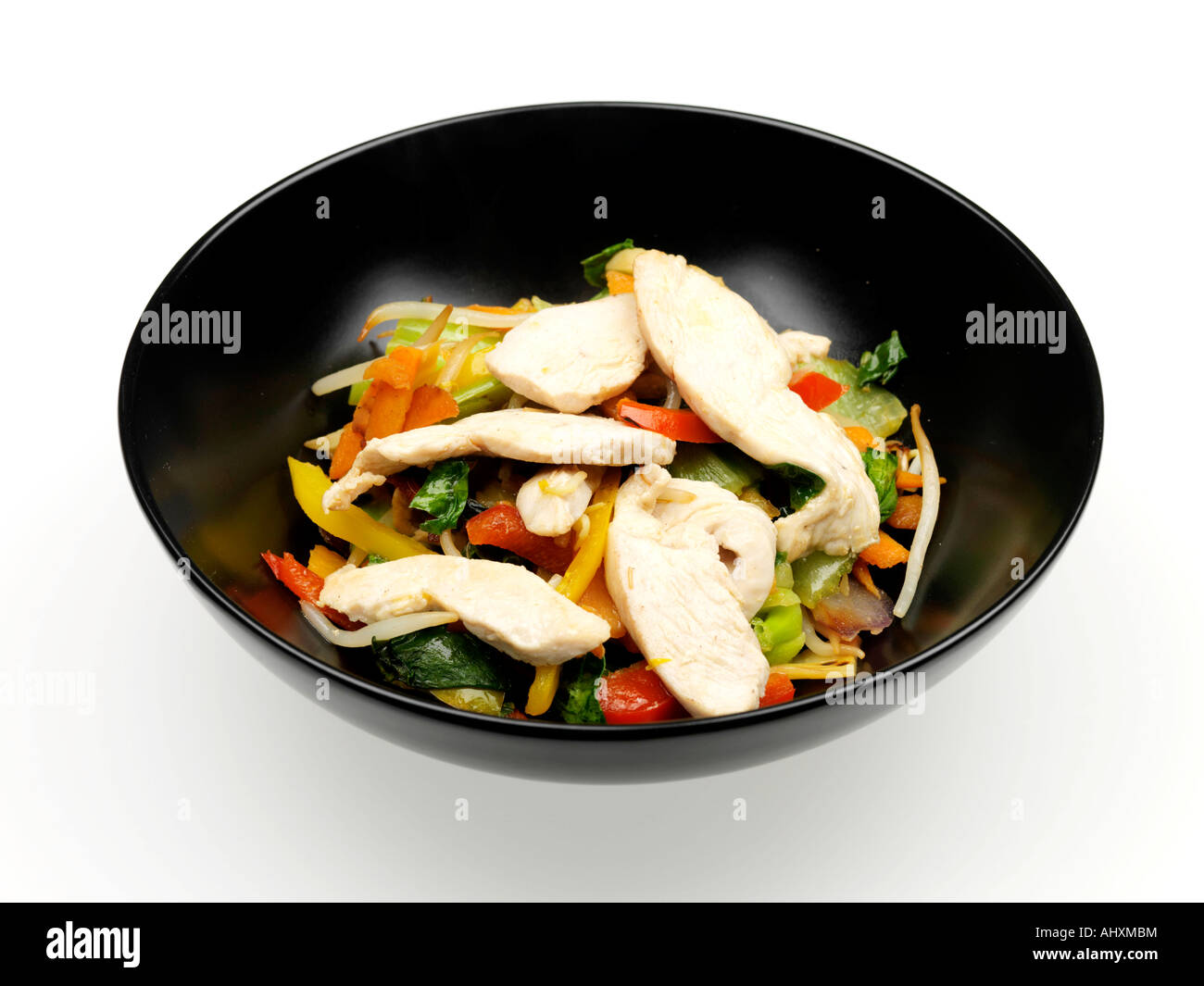 Chicken Stirfry Stock Photo