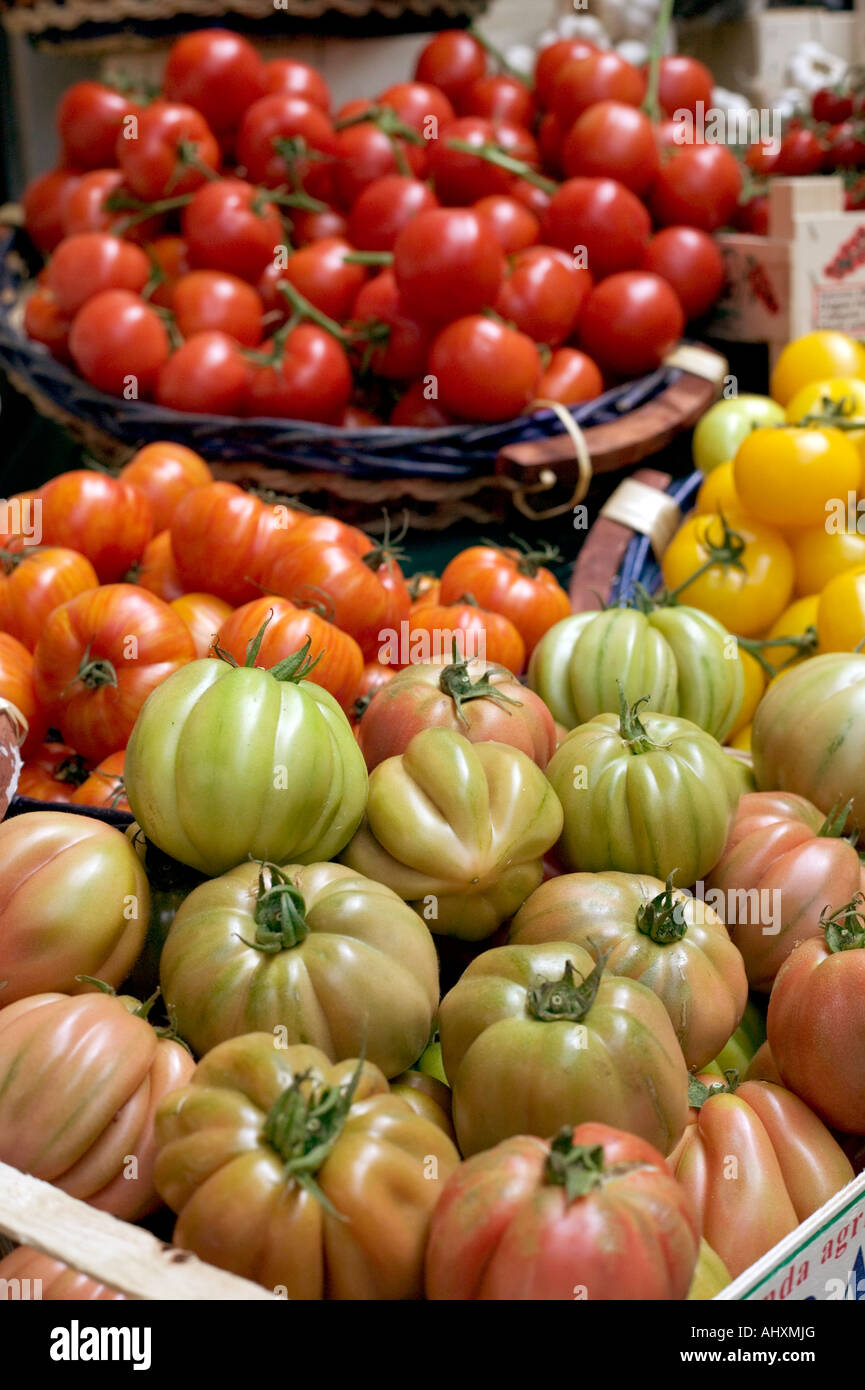 tomatoes at borough market Stock Photo
