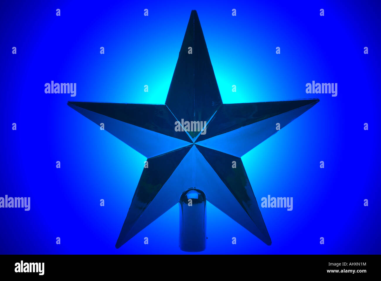 Circular pattern blue silhouette hi-res stock photography and images ...