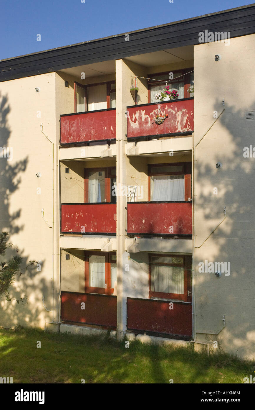 Wissants area council flats in poor condition in Harlow, Essex, UK Stock Photo