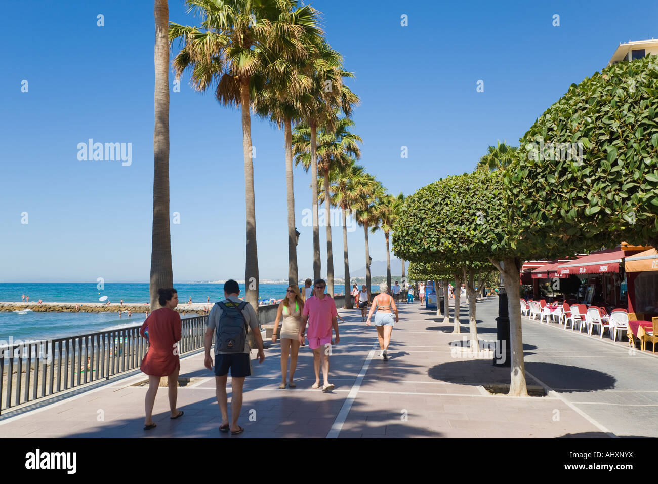 Marbella Spain Promenade High Resolution Stock Photography And Images Alamy