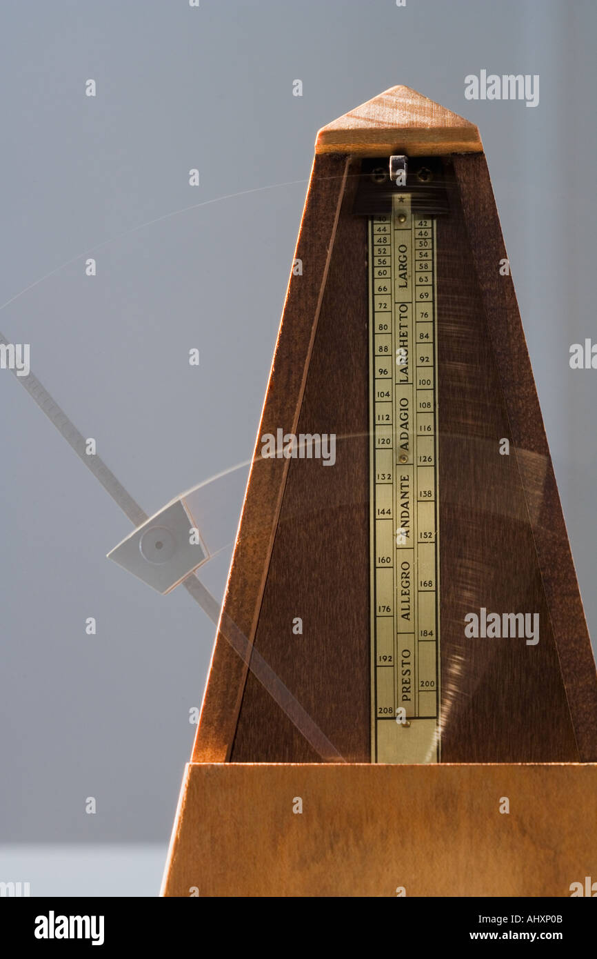 Old fashioned metronome Stock Photo Alamy