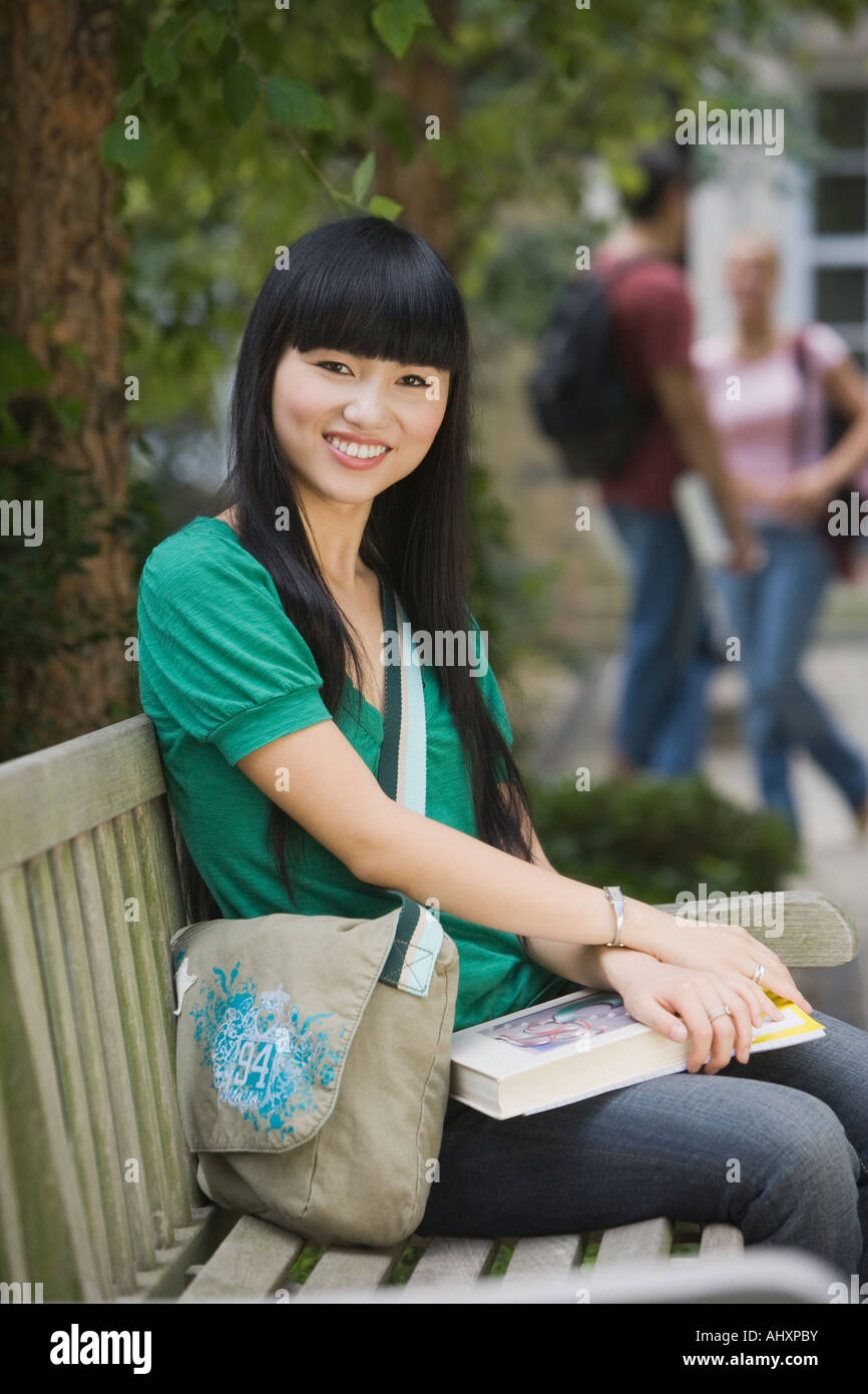 Young Teen Asian Girl Student High Resolution St