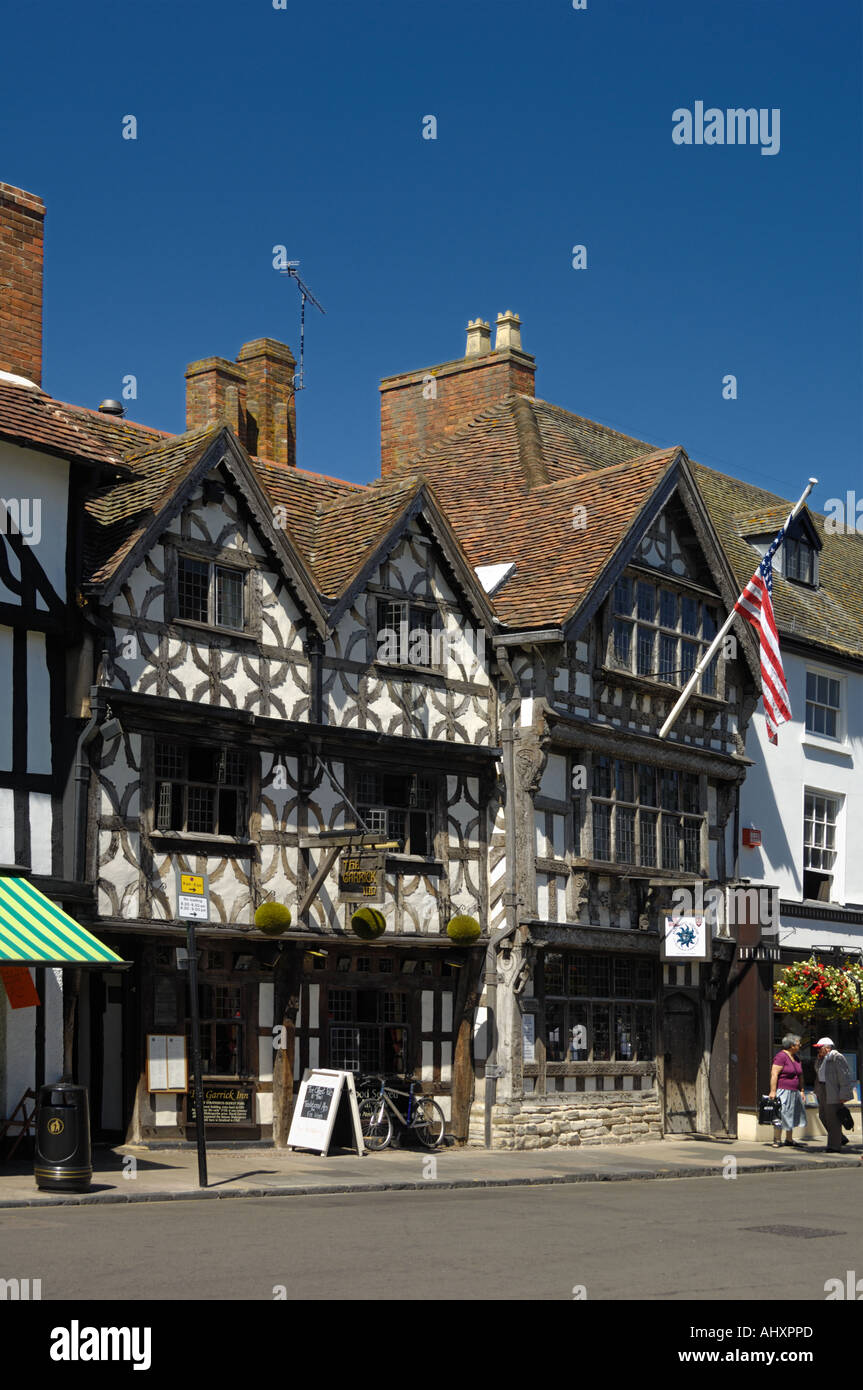 Garrick Inn and Harvard House Stratford on Avon England Stock Photo Alamy