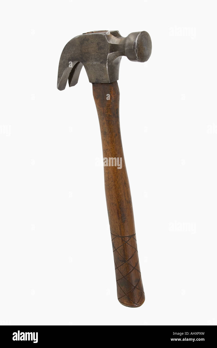 Close up of claw hammer Stock Photo