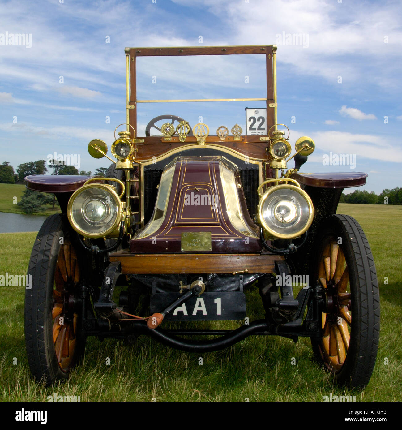 1905 Renault Park Phaeton vintage classic car Stock Photo