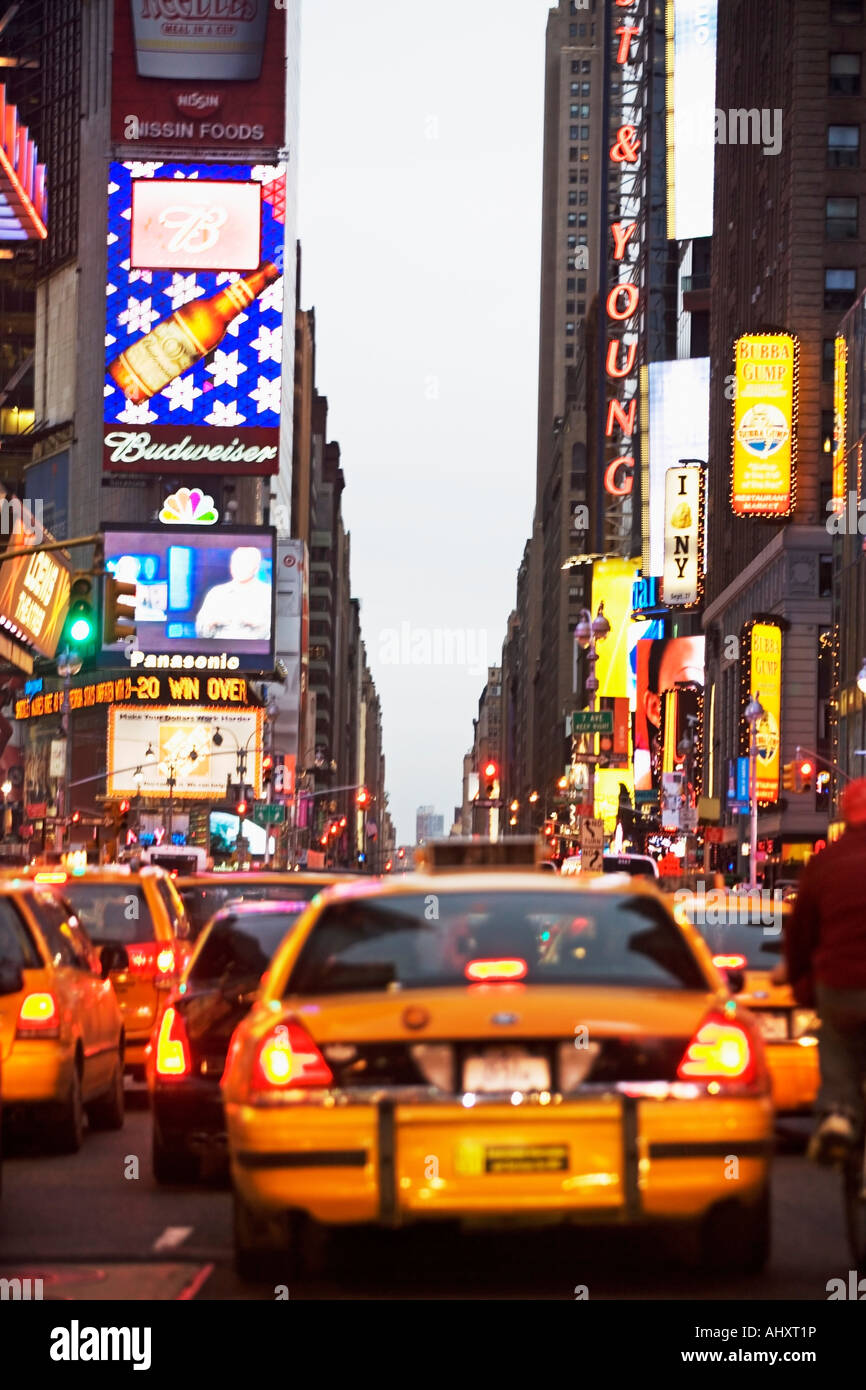Traffic in Times Square, New York City Stock Photo Alamy