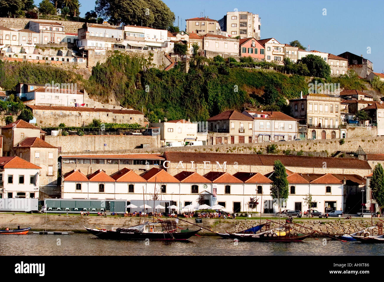 district of porto winery in oporto portugal  Stock Photo