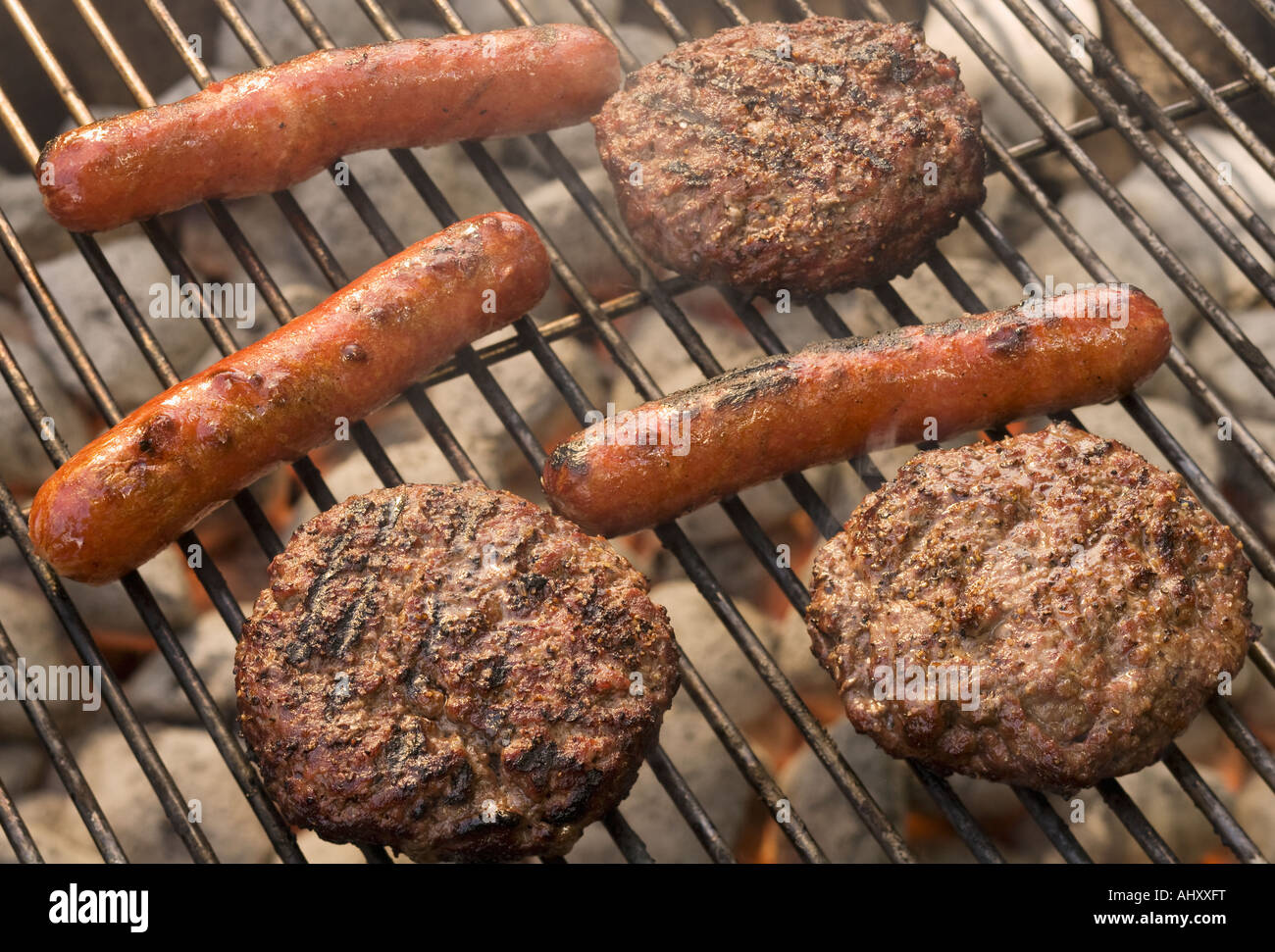 Hot Dogs And Hamburgers High Resolution Stock Photography and Images