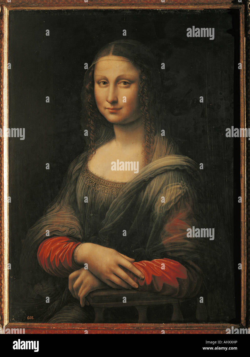 fine arts, Leonardo da Vinci, (1425 - 1519), painting, "Mona Lisa", ("La  Gioconda"), copy, Prado, Madrid, historic, histori Stock Photo - Alamy