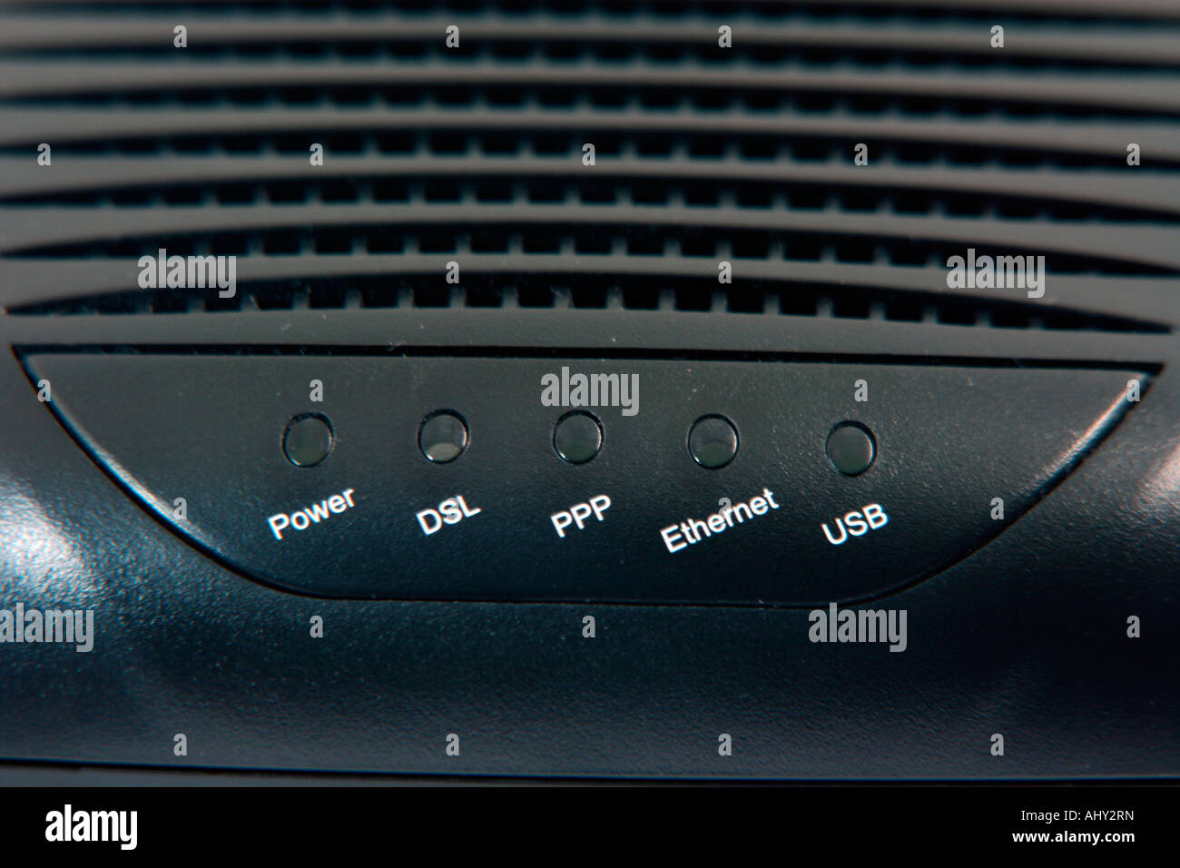 usb and modem rooter for dsl connection Stock Photo Alamy