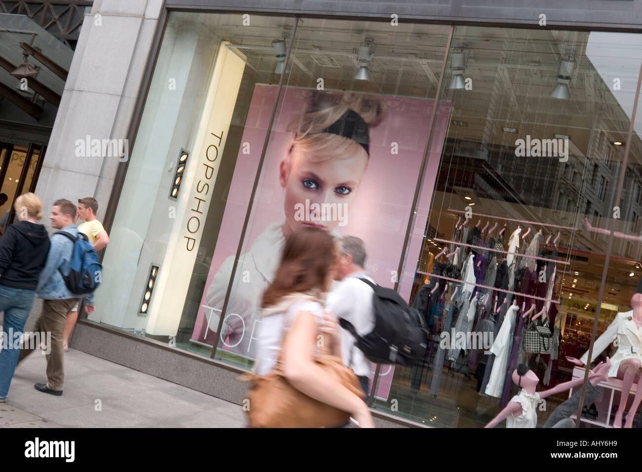 Top Shop clothes store on Oxford Street, London Stock Photo Alamy