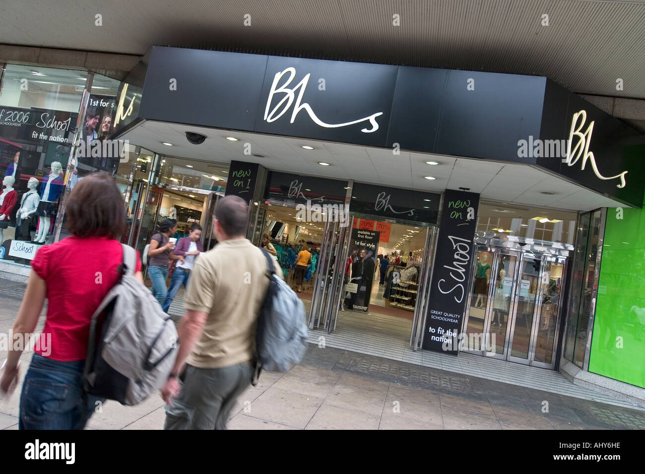 BHS store on Oxford Street Stock Photo Alamy