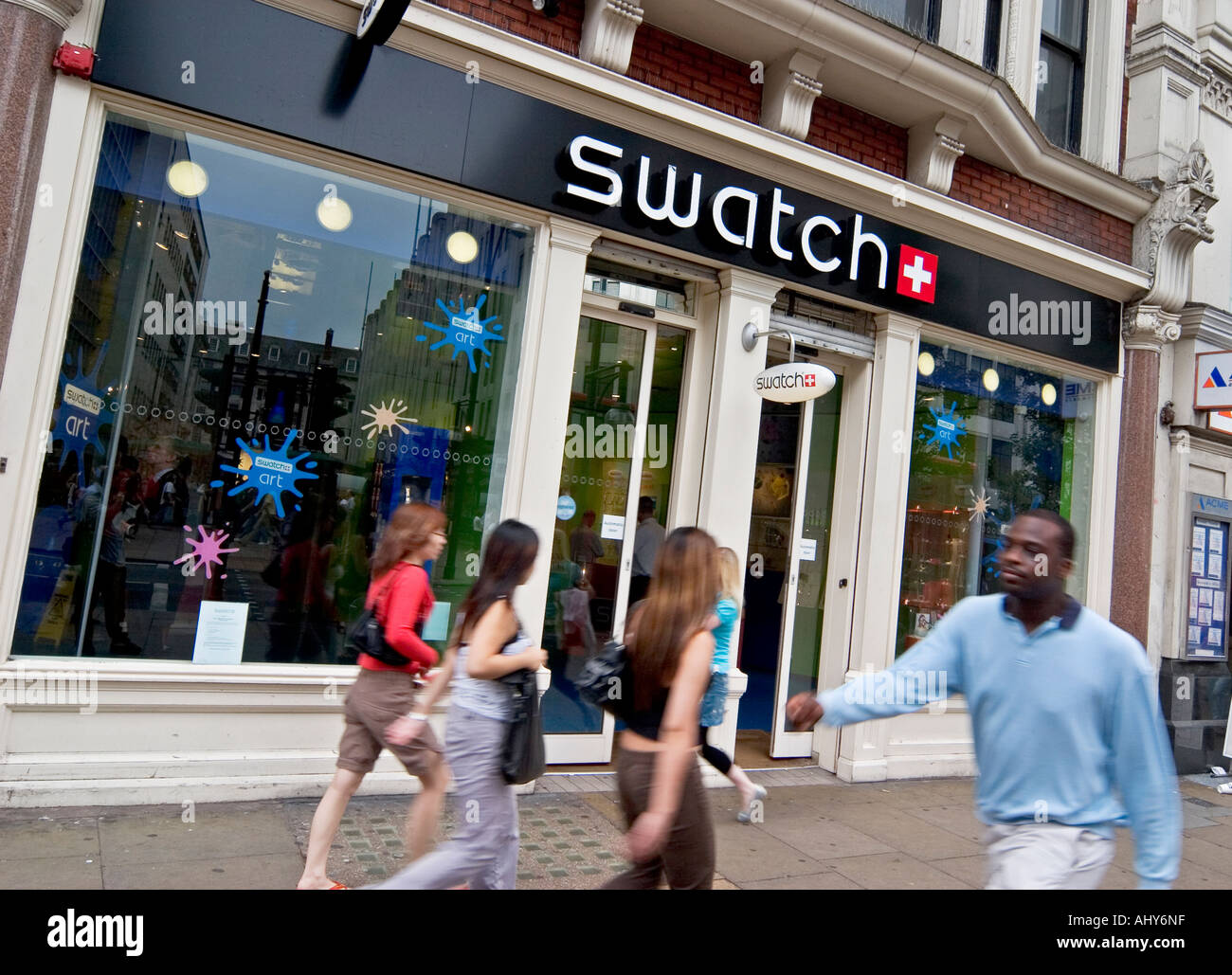 Swatch watch oxford street best sale